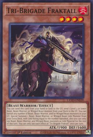 Tri-Brigade Fraktall [LAVD-ENL09] - Legendary Arc-V Decks 1st Edition - Common / Short Print
