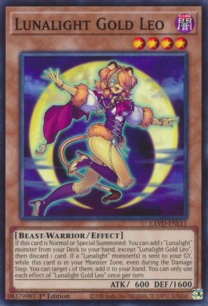 Lunalight Gold Leo [LAVD-ENL11] - Legendary Arc-V Decks 1st Edition - Common / Short Print