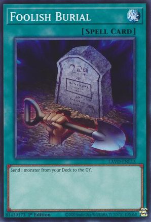 Foolish Burial [LAVD-ENL15] - Legendary Arc-V Decks 1st Edition - Common / Short Print