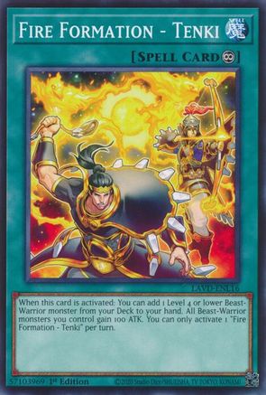 Fire Formation - Tenki [LAVD-ENL16] - Legendary Arc-V Decks 1st Edition - Common / Short Print