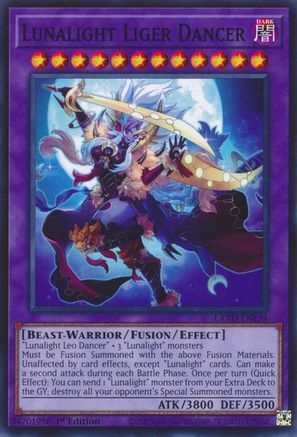 Lunalight Liger Dancer [LAVD-ENL34] - Legendary Arc-V Decks 1st Edition - Common / Short Print