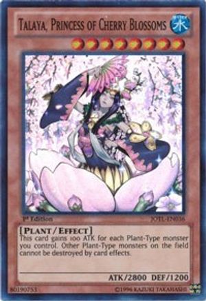 Talaya, Princess of Cherry Blossoms [JOTL-EN036] Super Rare - Trinity Hobby