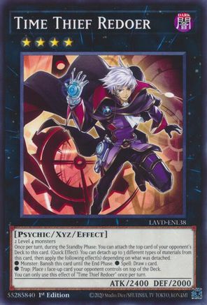 Time Thief Redoer [LAVD-ENL38] - Legendary Arc-V Decks 1st Edition - Common / Short Print