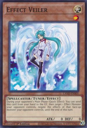 Effect Veiler (LAVD-ENS01) [LAVD-ENS01] - Legendary Arc-V Decks 1st Edition - Common / Short Print