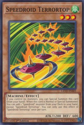 Speedroid Terrortop [LAVD-ENS03] - Legendary Arc-V Decks 1st Edition - Common / Short Print