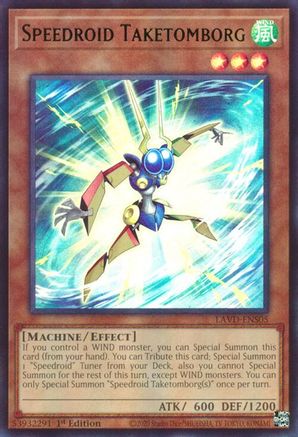 Speedroid Taketomborg (UR) [LAVD-ENS05] - Legendary Arc-V Decks 1st Edition - Ultra Rare