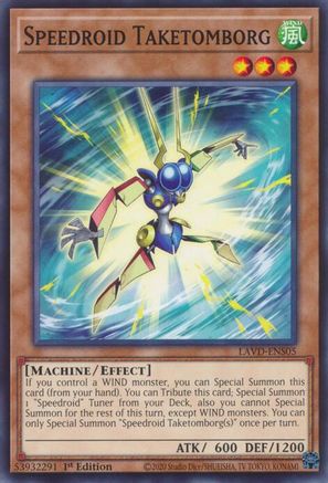 Speedroid Taketomborg [LAVD-ENS05] - Legendary Arc-V Decks 1st Edition - Common / Short Print