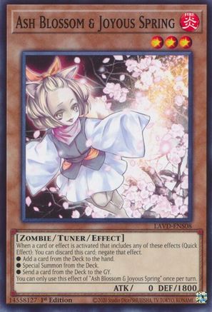 Ash Blossom & Joyous Spring (LAVD-ENS08) [LAVD-ENS08] - Legendary Arc-V Decks 1st Edition - Common / Short Print