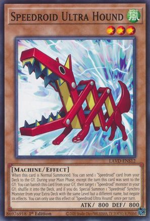 Speedroid Ultra Hound [LAVD-ENS12] - Legendary Arc-V Decks 1st Edition - Common / Short Print