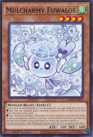 Mulcharmy Fuwalos [LAVD-ENS13] - Legendary Arc-V Decks 1st Edition - Common / Short Print