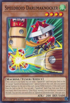Speedroid Darumaknocker (UR) [LAVD-ENS15] - Legendary Arc-V Decks 1st Edition - Ultra Rare