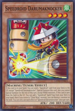 Speedroid Darumaknocker [LAVD-ENS15] - Legendary Arc-V Decks 1st Edition - Common / Short Print