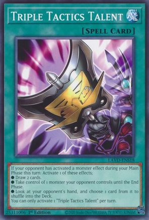 Triple Tactics Talent (LAVD-ENS18) [LAVD-ENS18] - Legendary Arc-V Decks 1st Edition - Common / Short Print