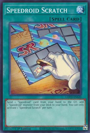 Speedroid Scratch [LAVD-ENS20] - Legendary Arc-V Decks 1st Edition - Common / Short Print