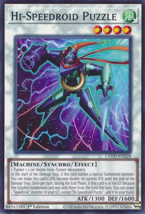 Hi-Speedroid Puzzle [LAVD-ENS28] - Legendary Arc-V Decks 1st Edition - Common / Short Print