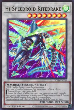 Hi-Speedroid Kitedrake [LAVD-ENS30] - Legendary Arc-V Decks 1st Edition - Ultra Rare