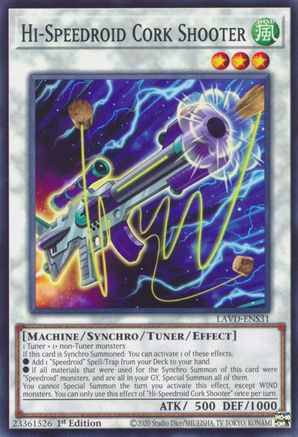 Hi-Speedroid Cork Shooter [LAVD-ENS31] - Legendary Arc-V Decks 1st Edition - Common / Short Print