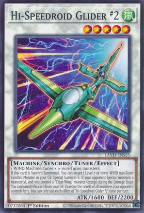 Hi-Speedroid Glider #2 [LAVD-ENS35] - Legendary Arc-V Decks 1st Edition - Common / Short Print