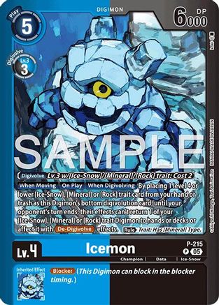 Icemon (P-215) - [Limited Card Pack -Final Crest-] Foil