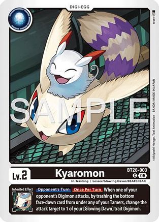 Kyaromon (BT26-003) - [Timeless Bonds]