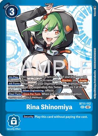 Rina Shinomiya (BT11-112) - [Limited Card Pack -Final Crest-] Foil