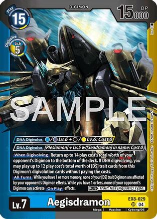 Aegisdramon (EX8-029) - [Limited Card Pack -Final Crest-] Foil