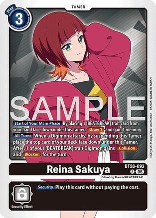 Reina Sakuya (BT26-093) - [Timeless Bonds] Foil