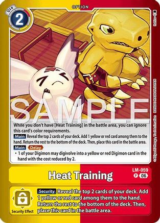 Heat Training (LM-059) - [Limited Card Pack -Final Crest-] Foil