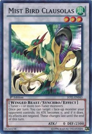 Mist Bird Clausolas [JOTL-EN043] Super Rare - Trinity Hobby
