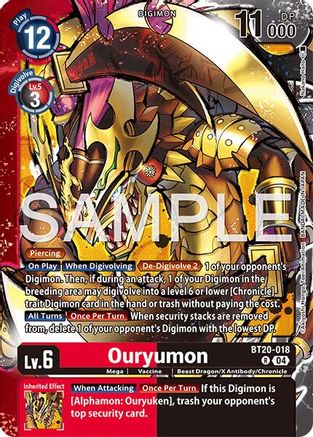 Ouryumon (BT20-018) - [Limited Card Pack -Final Crest-] Foil