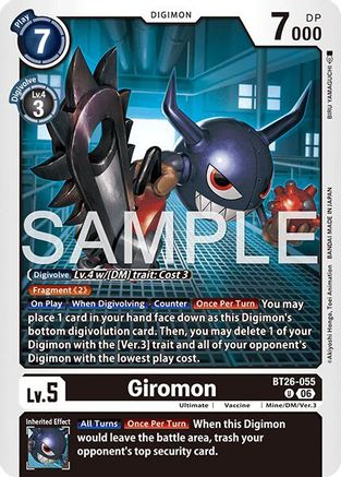 Giromon (BT26-055) - [Timeless Bonds]
