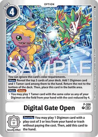 Digital Gate Open (P-206) - [Limited Card Pack -Final Crest-] Foil