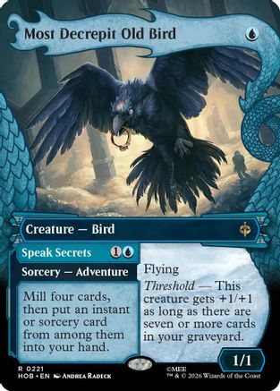 Most Decrepit Old Bird (Showcase)  [Foil]  (HOB-221) - [The Hobbit]
