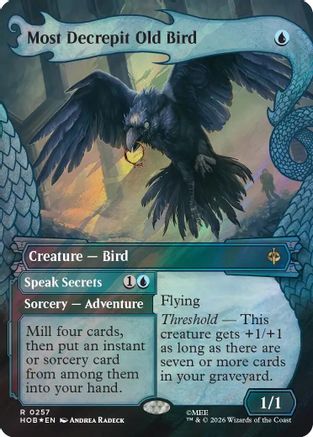 Most Decrepit Old Bird (Showcase) (Surge Foil)  [Foil]  (HOB-257) - [The Hobbit]