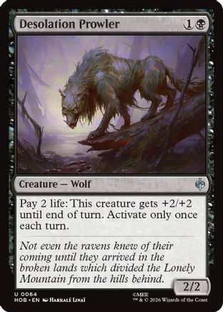 Desolation Prowler  [Foil]  (HOB-064) - [The Hobbit]