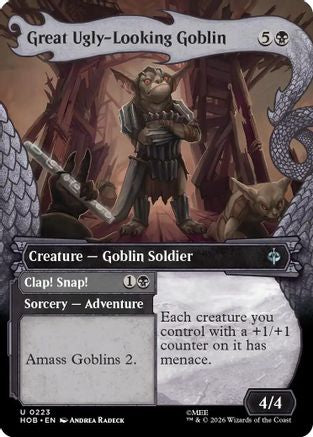 Great Ugly-Looking Goblin (Showcase)  [Foil]  (HOB-223) - [The Hobbit]