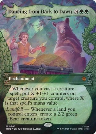 Dancing from Dark to Dawn (Showcase) (Surge Foil)  [Foil]  (HOB-267) - [The Hobbit]