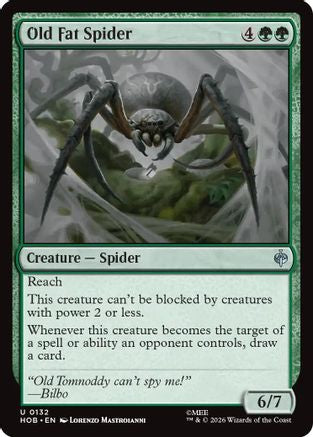 Old Fat Spider  [Foil]  (HOB-132) - [The Hobbit]