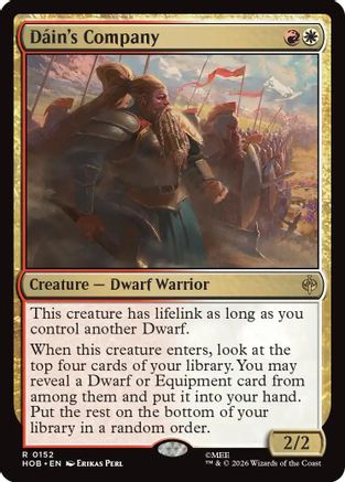 Dain's Company  [Foil]  (HOB-152) - [The Hobbit]
