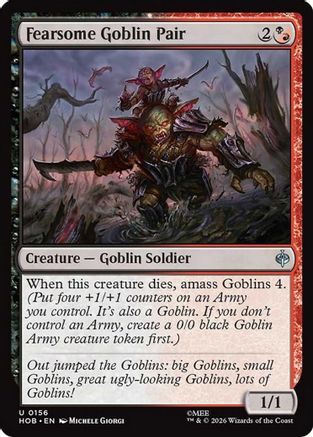 Fearsome Goblin Pair  [Foil]  (HOB-156) - [The Hobbit]