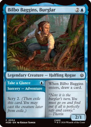 Bilbo Baggins, Burglar  [Foil]  (HOB-034) - [The Hobbit]