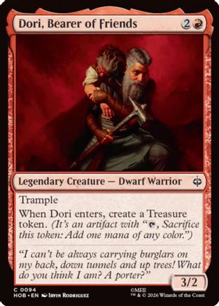 Dori, Bearer of Friends  (HOB-094) - [The Hobbit]