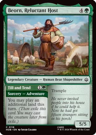 Beorn, Reluctant Host  [Foil]  (HOB-118) - [The Hobbit]