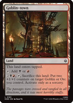 Goblin-town  [Foil]  (HOB-183) - [The Hobbit]