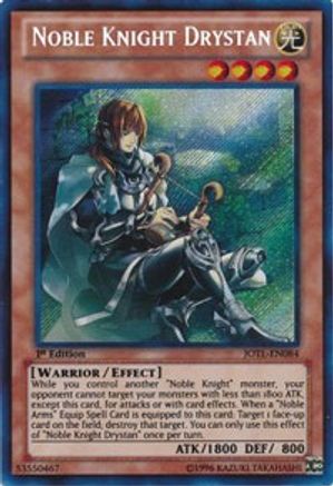 Noble Knight Drystan [JOTL-EN084] Secret Rare - Trinity Hobby