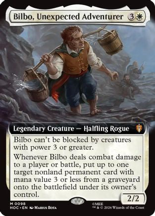 Bilbo, Unexpected Adventurer (Extended Art)  (HOC-098) - [The Hobbit: Eternal-Legal]