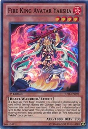 Fire King Avatar Yaksha [JOTL-EN095] Super Rare - Trinity Hobby