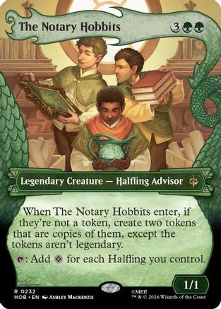 The Notary Hobbits (Showcase)  [Foil]  (HOB-232) - [The Hobbit]