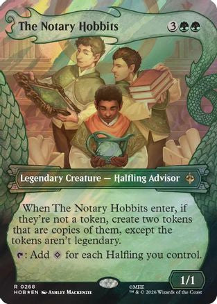 The Notary Hobbits (Showcase) (Surge Foil)  [Foil]  (HOB-268) - [The Hobbit]