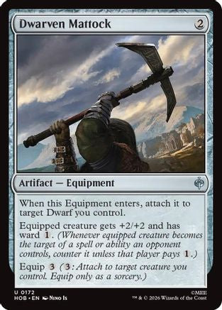Dwarven Mattock  (HOB-172) - [The Hobbit]